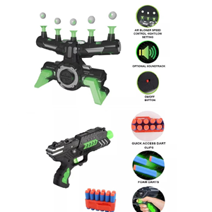 اسباب بازی تفنگ تمرین تیراندازی به توپ های معلق shooting games glow in dark series -اسباب بازی تفنگ